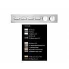 Gessi Hi-Fi Linear 63015 + 63016 mezclador termostático de pared para ducha | Edilceramdesign