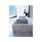 Agape Carrara ACER0730P lavabo sobre encimera de mármol blanco de Carrara | Edilceramdesign