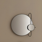 Espejo de pared redondo Agape Revolving Moon ASPE039E | Edilceramdesign