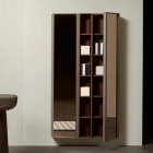 Mueble de baño Antonio Lupi BEMADE de madera y cristal con puertas | Edilceramdesign