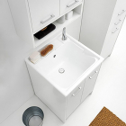 Lavabo 60x50 Blanco Colavene Domestica DL6050B | Edilceram Design