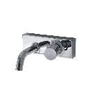 Mezclador de lavabo de pared Fima Fluid F3861 | Edilceramdesign