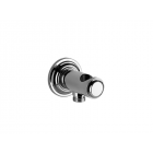 Gessi Venti20 65161 salida de agua con soporte de ducha para teleducha de pared | Edilceramdesign