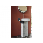 Agape Lariana ACER1073 lavabo con pedestal en Biobased Cristalplant | Edilceramdesign