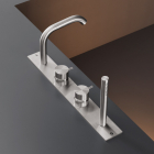 CEA Milo360 MIL88 Mezclador de borde de bañera con caño y ducha manual | Edilceramdesign
