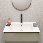 Lavabo de cerámica sobre encimera/pared GSI Pura 8838111 | Edilceram Design