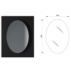 Boffi Espejo de pared elíptico SOLSTICE OSBV01 | Edilceramdesign