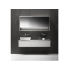 Falper Armario Shape Evo #A5 con 2 cajones asimétricos, encimera integrada y lavabo sobre encimera 153 cm | Edilceramdesign