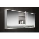Falper Espejo de almacenamiento Shape Evo ZLS 80 con compartimento abierto | Edilceramdesign