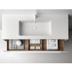 Falper 7,0 #V3A armario 1 cajón y lavabo de pared 80 cm | Edilceramdesign