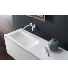 Falper ViaVeneto #P5R mueble 3 cajones y encimera de lavabo integrada en cristalplant 180 cm | Edilceramdesign