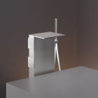 Cea Design Regolo REG 16 mezclador de bañera de pedestal con cascada y ducha de mano | Edilceramdesign