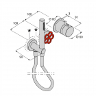 Boffi Tubo RHFP02E + RHGN02I Conjunto de ducha termostática de pared | Edilceram Design