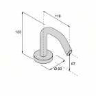 Boffi Caño de lavabo de sobremesa Garden RIGN03 | Edilceramdesign