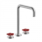 Fantini Lavabo de 3 huecos AW/PIPE T407W | Edilceramdesign