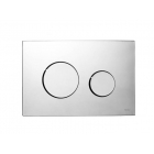 Placas de inodoro Tece Tece placa de descarga de bucle para inodoro de cristal de doble botón 9.240.650 | Edilceramdesign