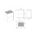 Boffi B15C WRNWMB01 mueble de baño monobloque | Edilceramdesign