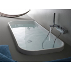 Zucchetti Kos Geo180x80 1G6AA bañera empotrada en el suelo | Edilceramdesign