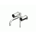 Zucchetti Savoir ZSA226 mezclador de bañera/ducha a la vista con desviador y teleducha | Edilceramdesign