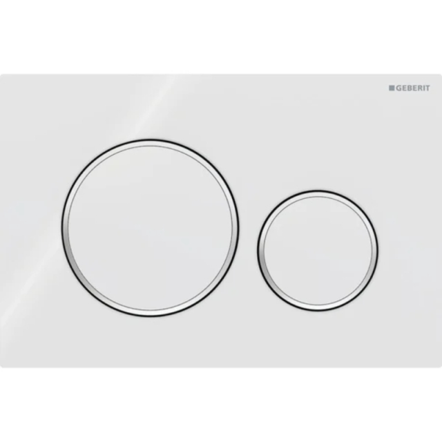 Placa de accionamiento Geberit Sigma20 de 2 botones 115.882.11.1 | Edilceram Design