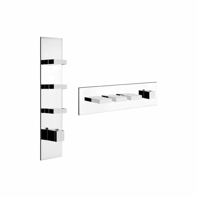 Pieza exterior mezclador termostático Gessi Rettangolo 43026 | Edilceram Design