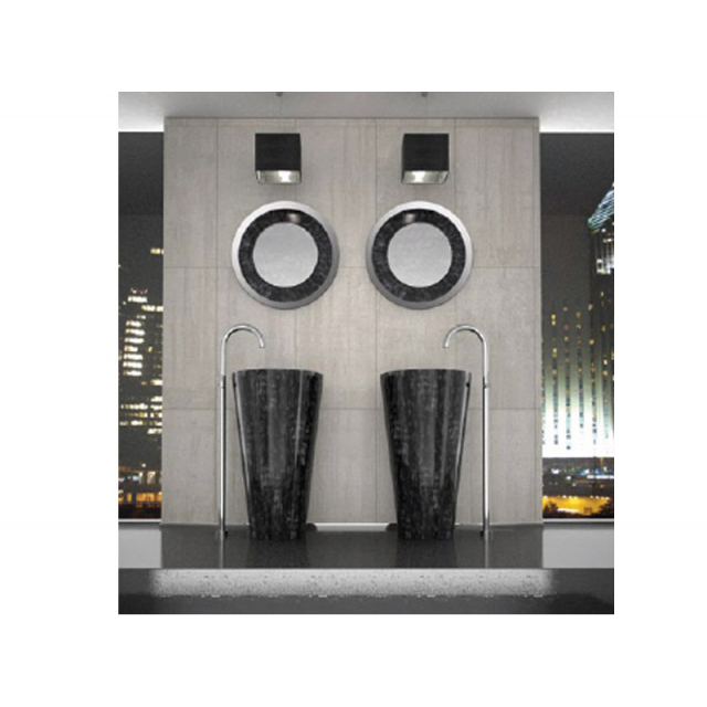 Lavabos de pie de diseño en vidrio Da Vinci Tom ALUTOMTOMA02 | Edilceramdesign