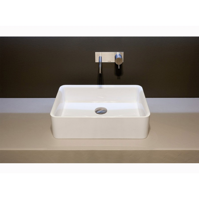 Antonio Lupi SERVORETTO50 lavabo rectangular en Ceramilux | Edilceramdesign