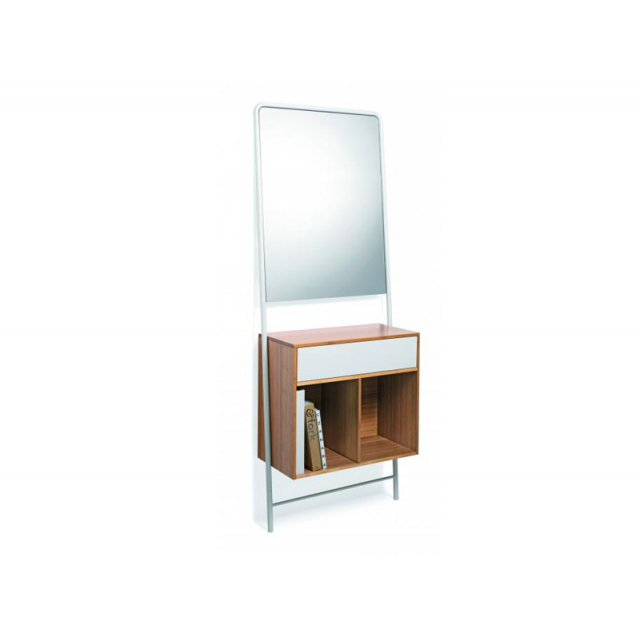 Muebles de baño Lineabeta Consola de bambú con espejo 5133 | Edilceramdesign