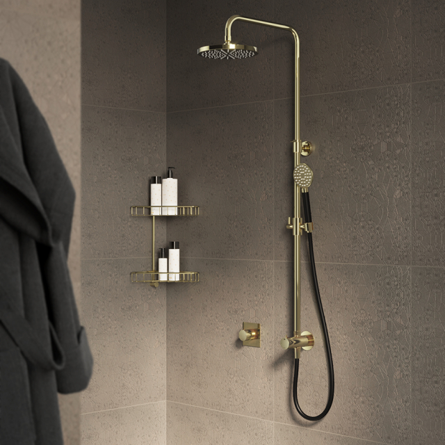 Columna de ducha mural Hotbath Cobber M438 | Edilceram Design