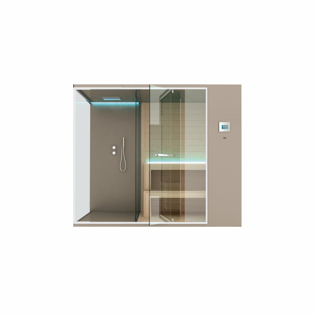 Espacio Sauna + Ducha Hafro Ethos SET50064 | Edilceramdesign