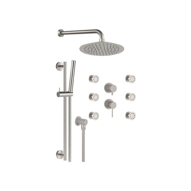 Juego de ducha Daniel Tokyo Steel SSTX613ZP7820 | Edilceram Design