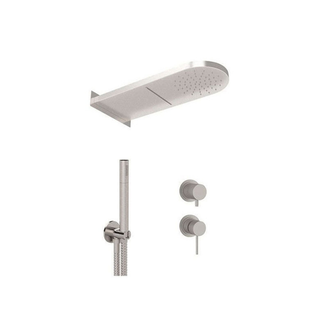 Juego de ducha Daniel Tokyo Steel SSTX614ZPSSCA | Edilceram Design
