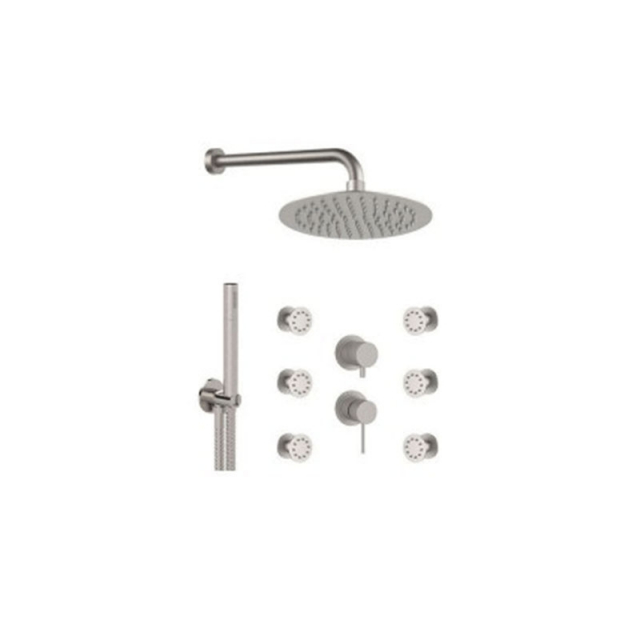 Juego de ducha Daniel Tokyo Steel SSTX616ZP7820 | Edilceram Design