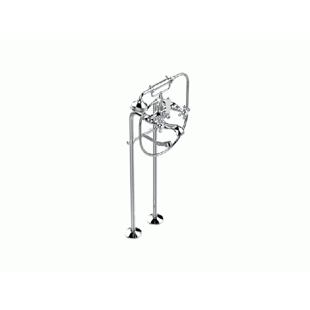 THG Paris 1900 G25-13700 Mezclador de bañera de pie con ducha de mano | Edilceramdesign