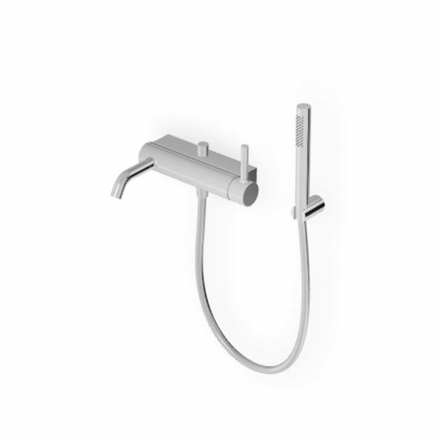 Zucchetti Pan ZP6181 mezclador monomando de pared para bañera con ducha de mano | Edilceramdesign